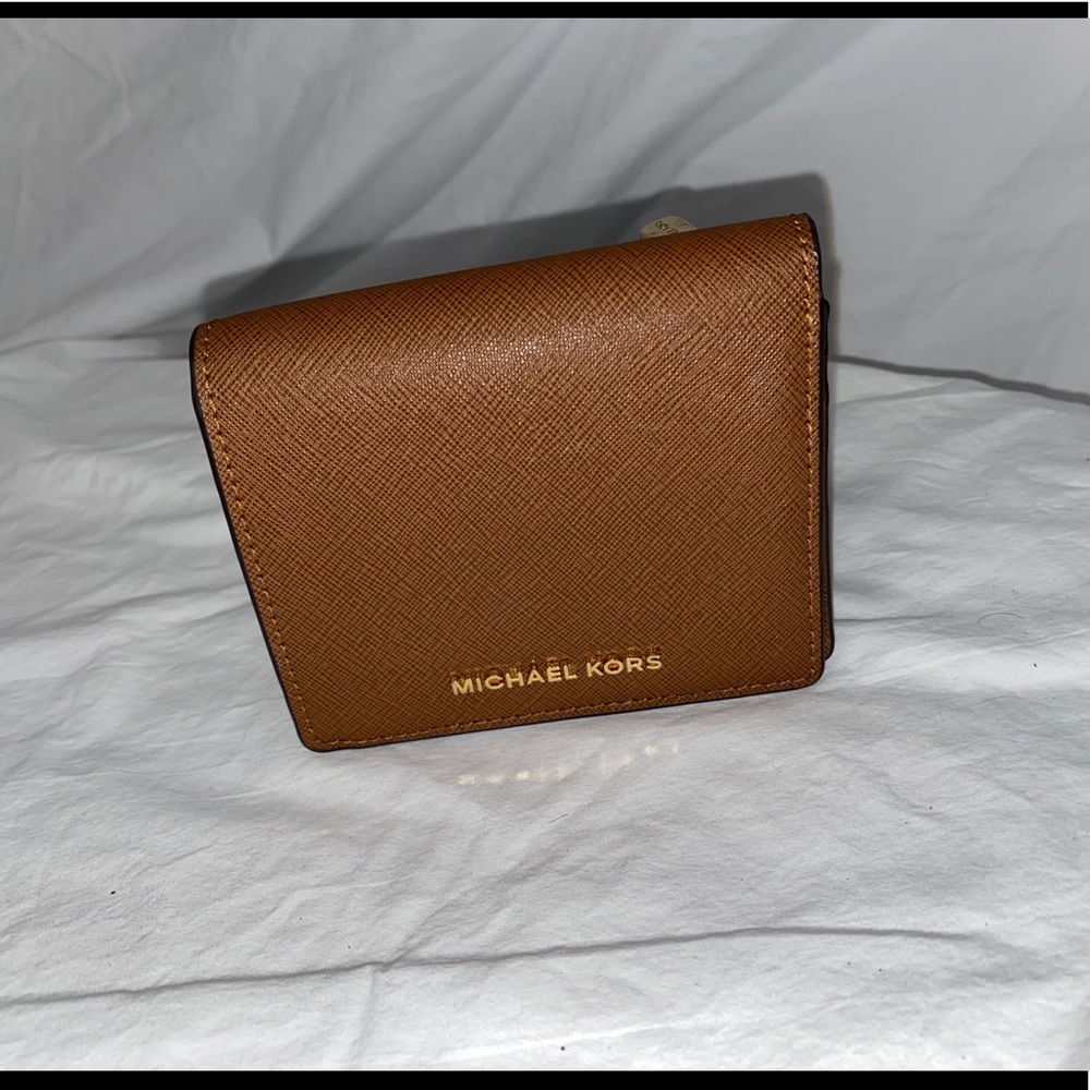 Michael Kors Travel Saffiano Leather Card Holder